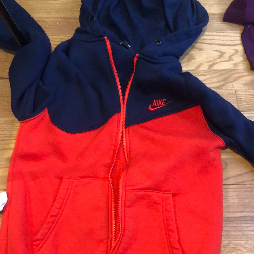 blue and red nike sweater